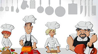 central kitchen 中央厨房 zhōngyāng chúfáng